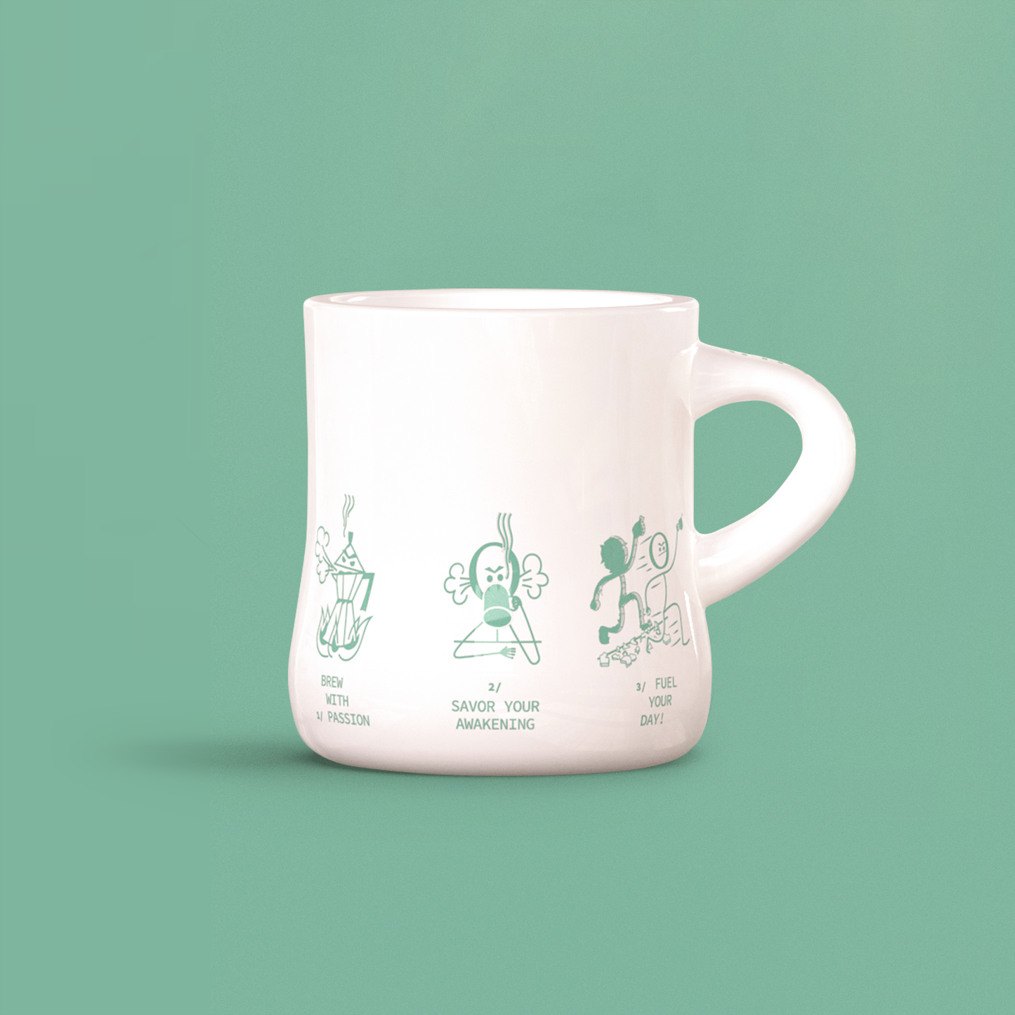 White Mug - Break it all!